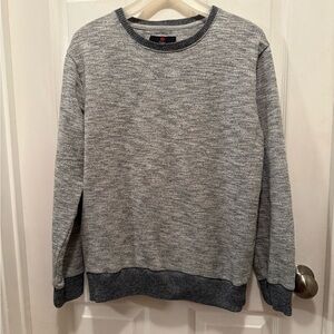 Fleece Collection Heathered gray men’s sweatshirt size Large